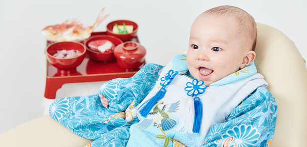 百日祝いお食い初め