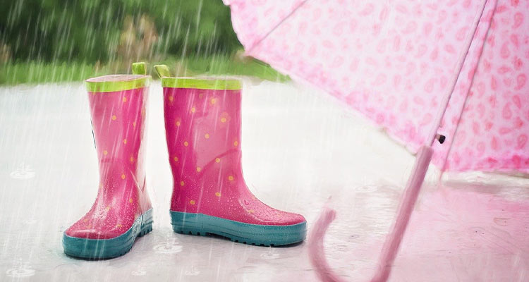 傘の色によっても明るさに変化が