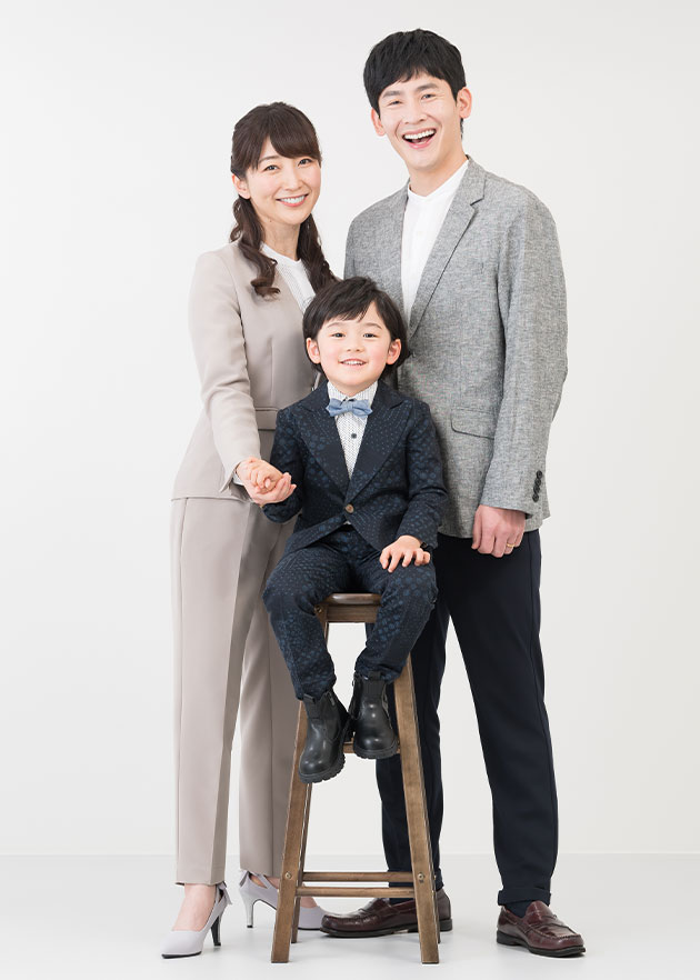 家族写真撮影