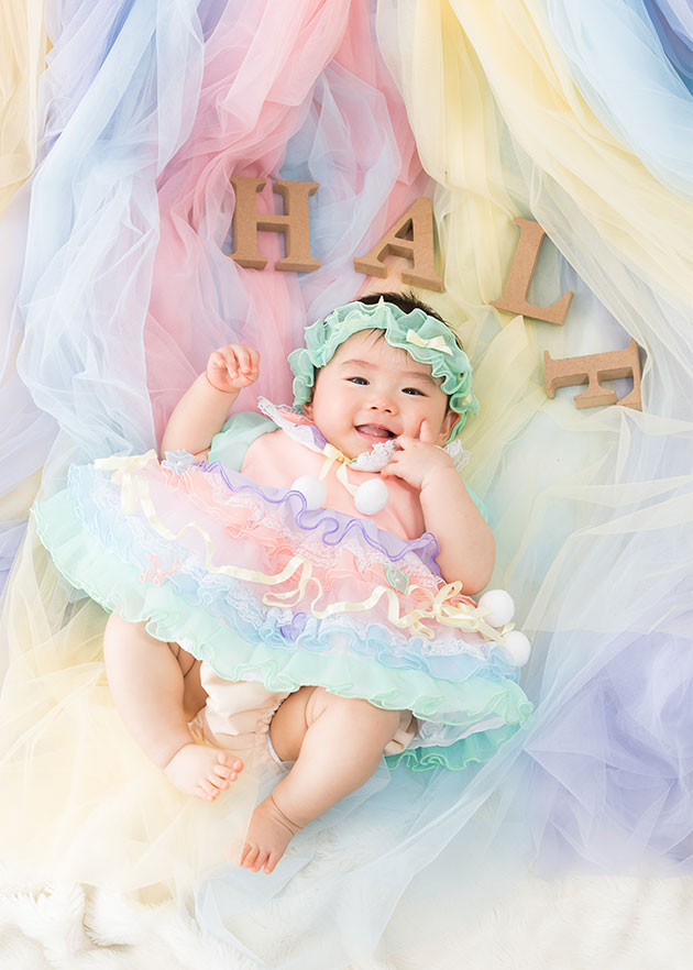 ハーフバースデー撮影