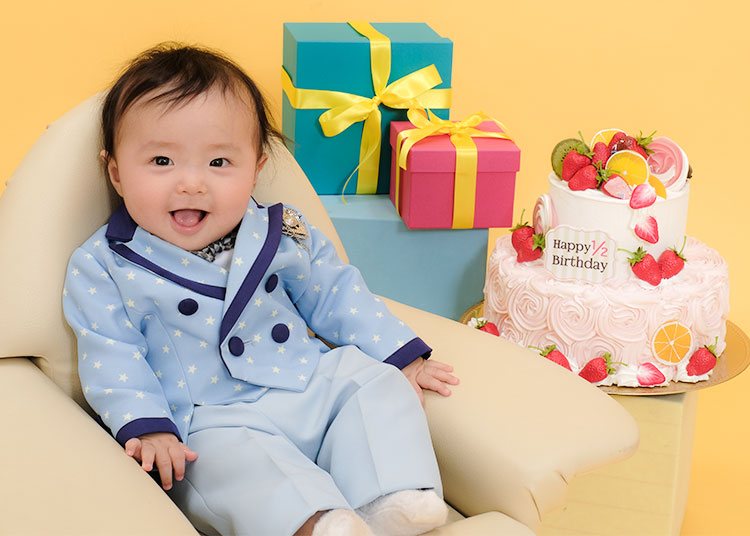 ハーフバースデー撮影