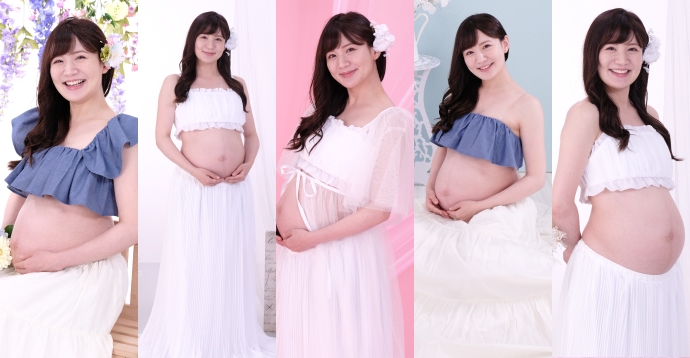 衣装に合わせて撮影！