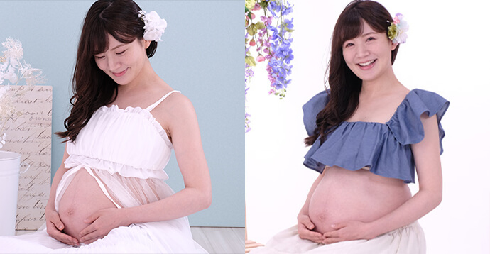 マタニティ専用のドレスをご用意