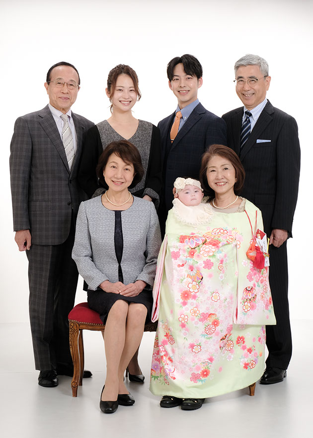 家族写真撮影のフォトギャラリー