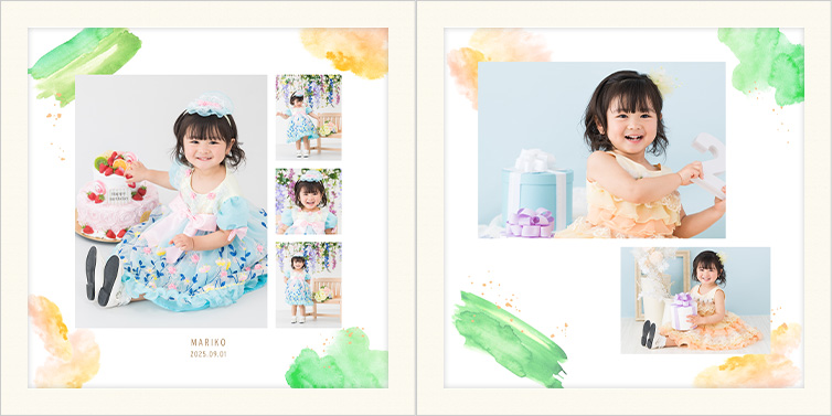 デザイン台紙(2面)シトラス