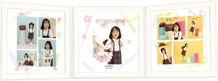 デザイン台紙(3面)さくらびより