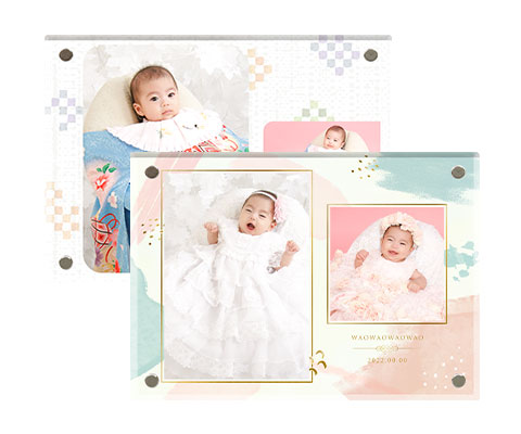 クリスタルハーフ（2カット）×2